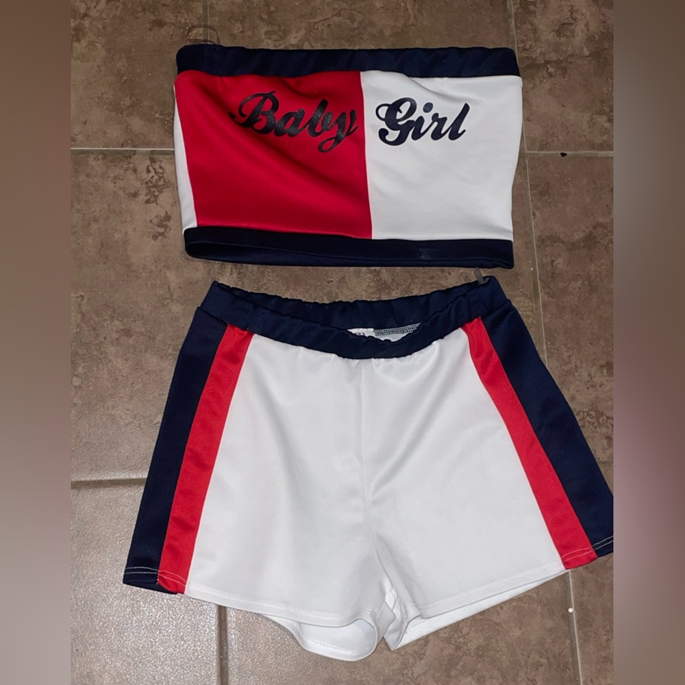 Summer time baby girl set